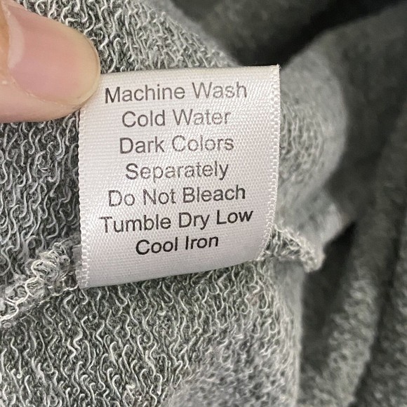 Allen Allen Usan Womens Cardigan Size M Green Open Front Pockets YF11635 - Picture 6 of 6